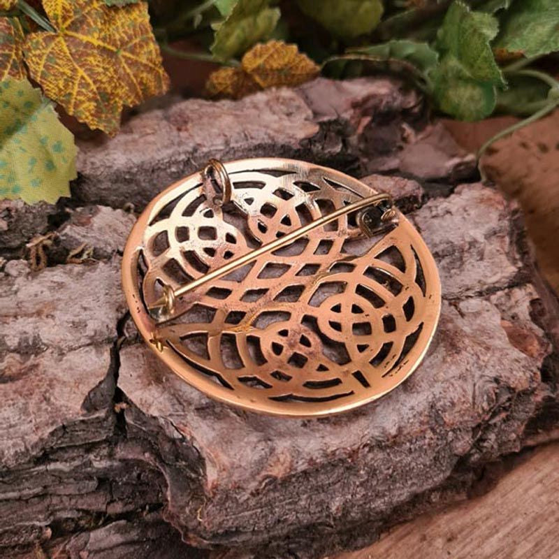 Large Celtic Bronze Brooch