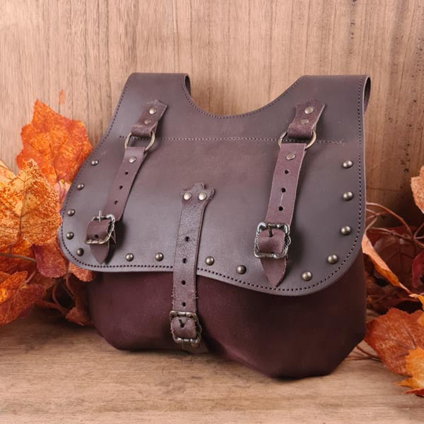 Große LARP Gürteltasche aus Leder
