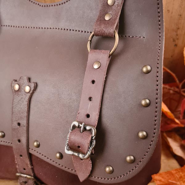 Große LARP Gürteltasche aus Leder