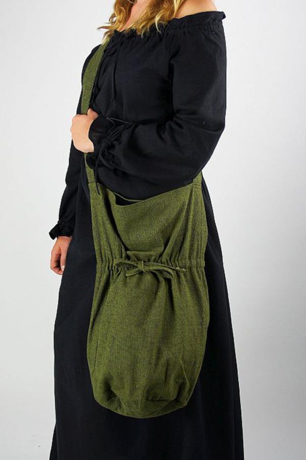 Large Medieval Cotton Shoulder Bag
