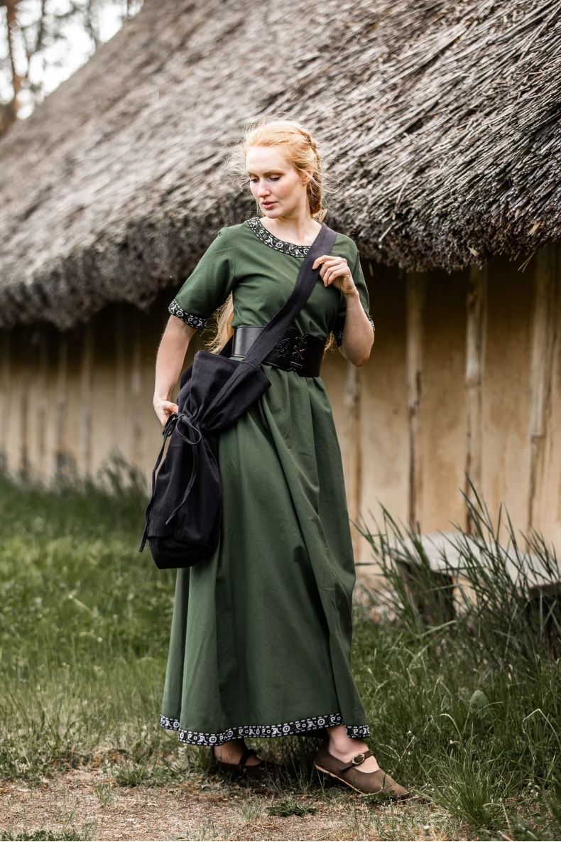 Large Medieval Cotton Shoulder Bag