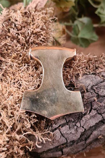 Großer Wikinger Thorshammer Schonen aus Bronze