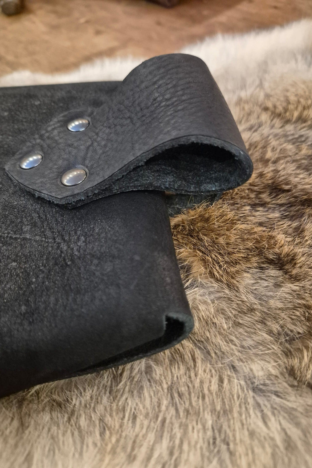 Große Wikinger Gürteltasche aus Leder