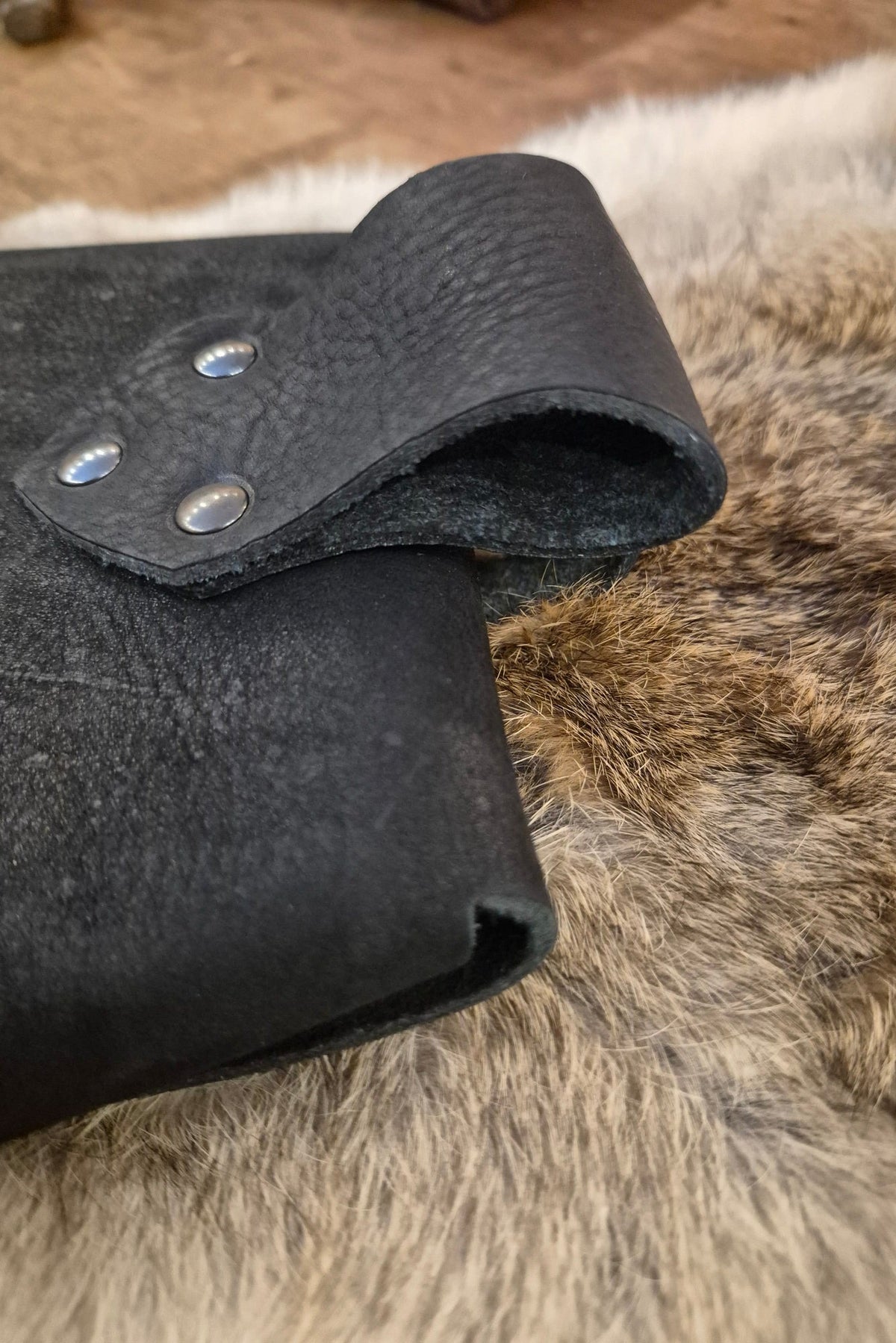 Große Wikinger Gürteltasche aus Leder