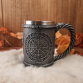 Großer Asatru Krug Vegvisir - Dekoration