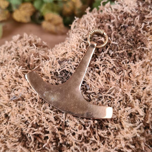 Großer Mjölnir Ukko aus Bronze - Replik
