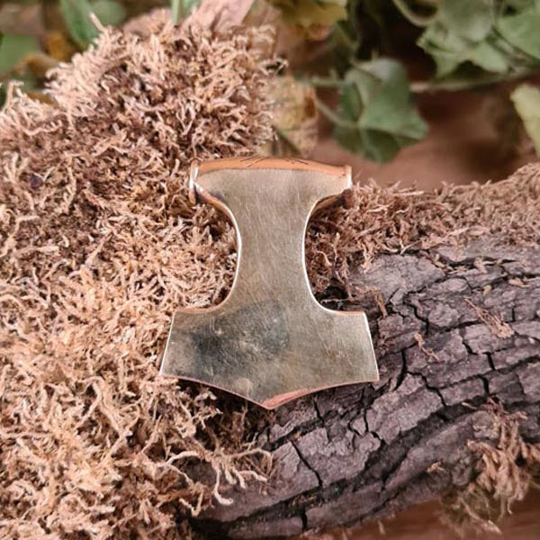 Großer Wikinger Thorshammer Schonen aus Bronze