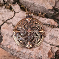 Großes Frühmittelalter Amulett im Borre-Stil aus Bronze
