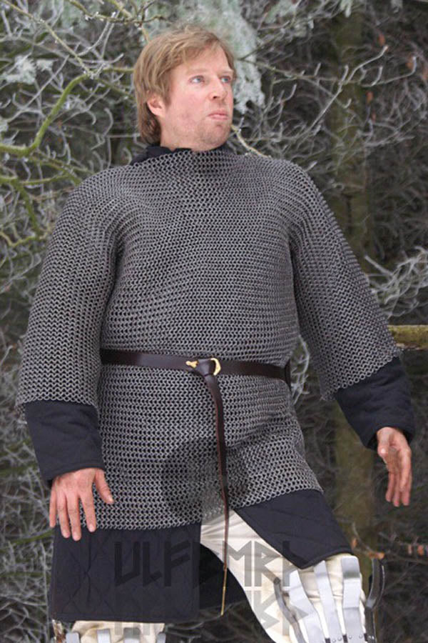 Medieval Chainmail Hauberk 8 mm Round Ring - Butted