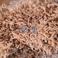Hexen Ohrstecker Pentagramme aus Silber