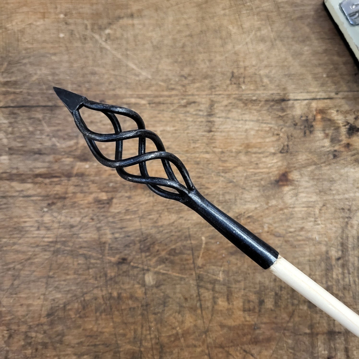 Fire arrow head for medieval arrows - hand-forged
