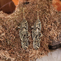 Irish Medieval Bronze Earrings