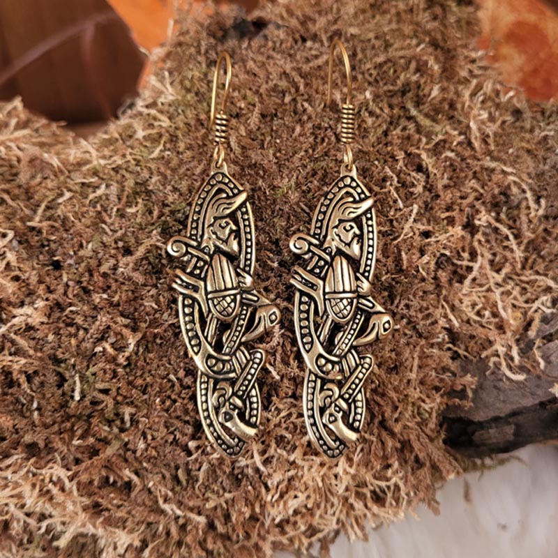 Irish Medieval Bronze Earrings