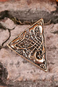 Kelten Brosche Schwäne aus Bronze