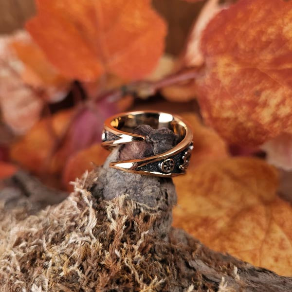 Celtic Ring Cernunnos in Bronze