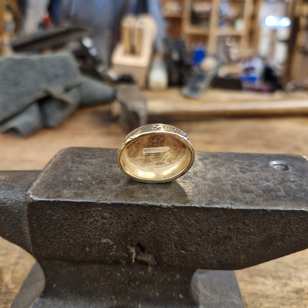Kelten Zwinge aus Bronze für DIY Messerbau