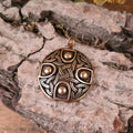 Kelten Amulett Kreuz aus Bronze