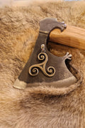 Kelten Amulett Triskele aus Zinn - Replik