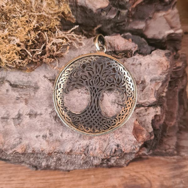 Kelten Amulett Yggdrasil aus Bronze