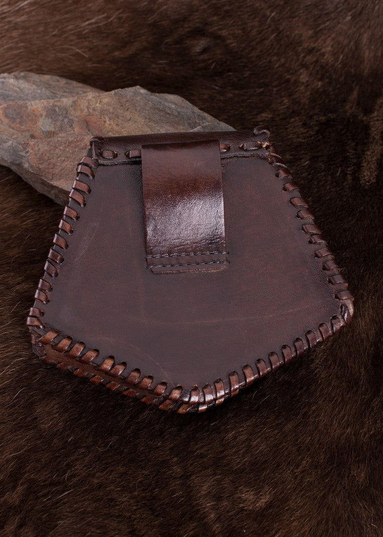 Keltische Gürteltasche mit Keltenkreuz aus Leder