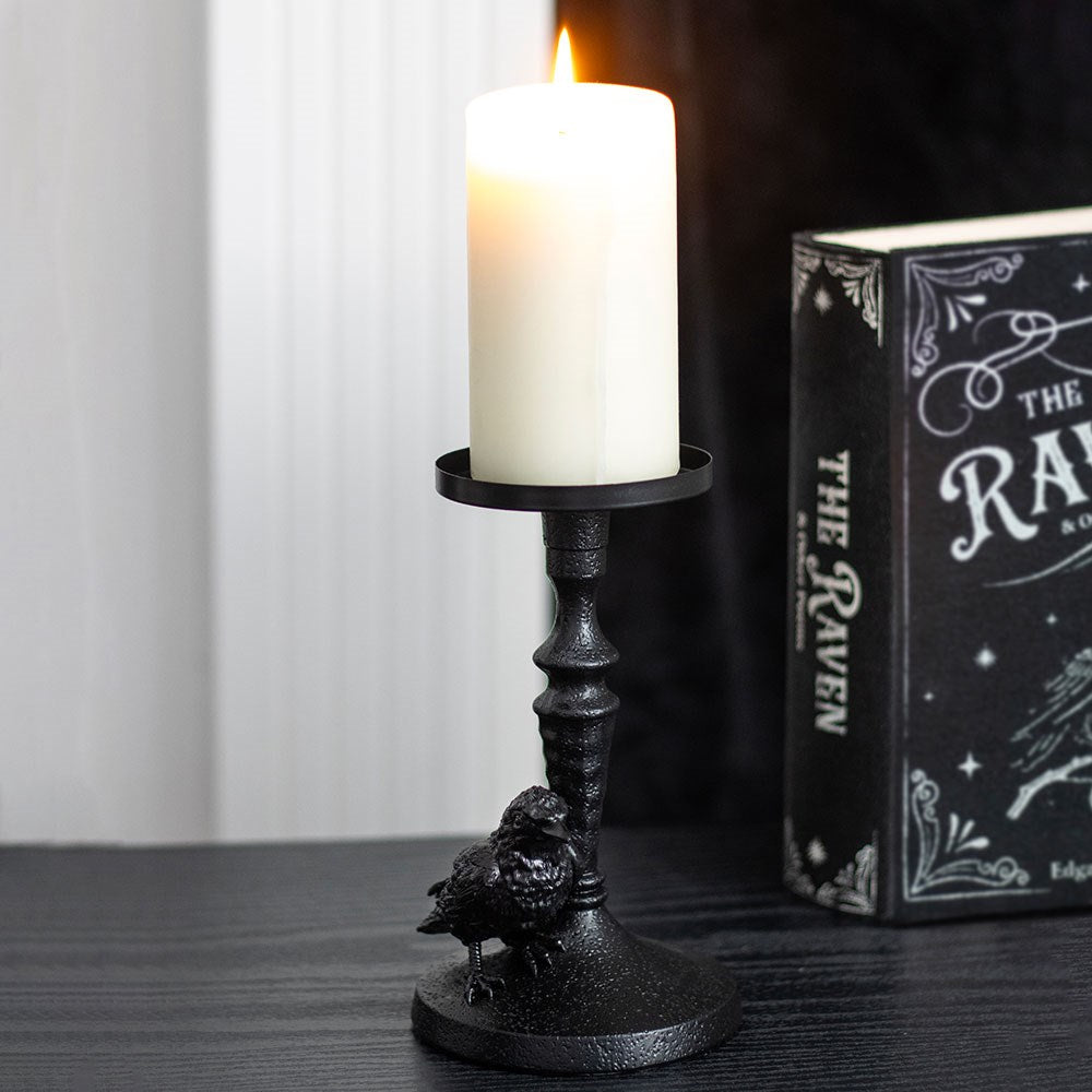 Kerzenständer Mysticher Rabe