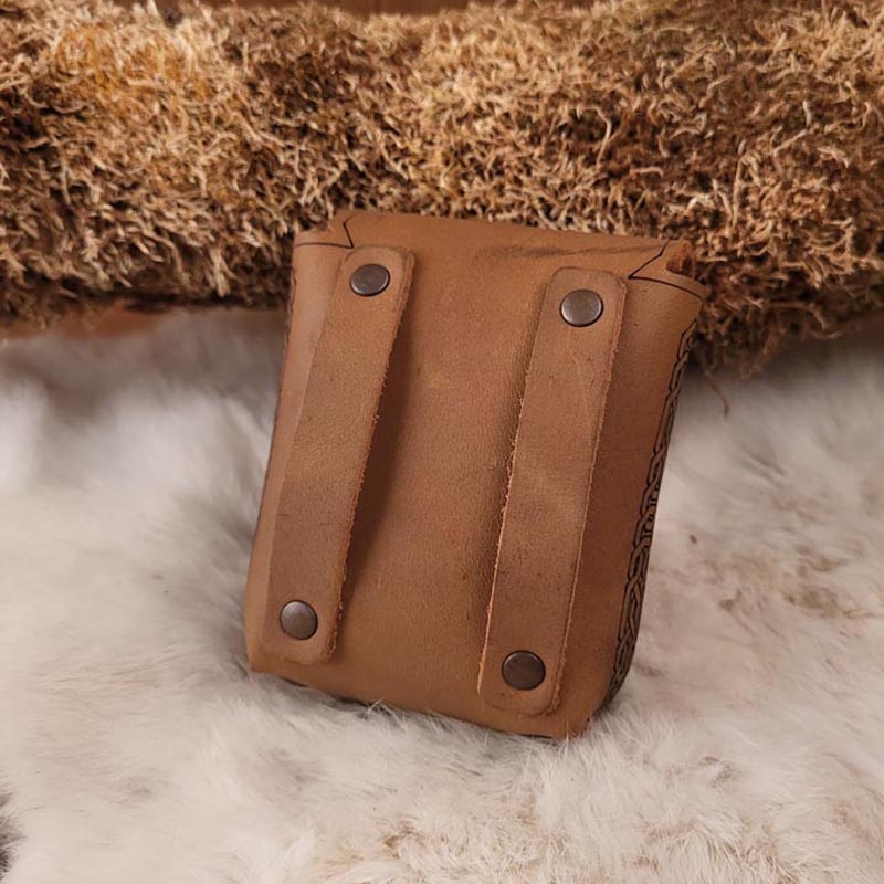 Kleine Gürteltasche Zwerg aus Leder