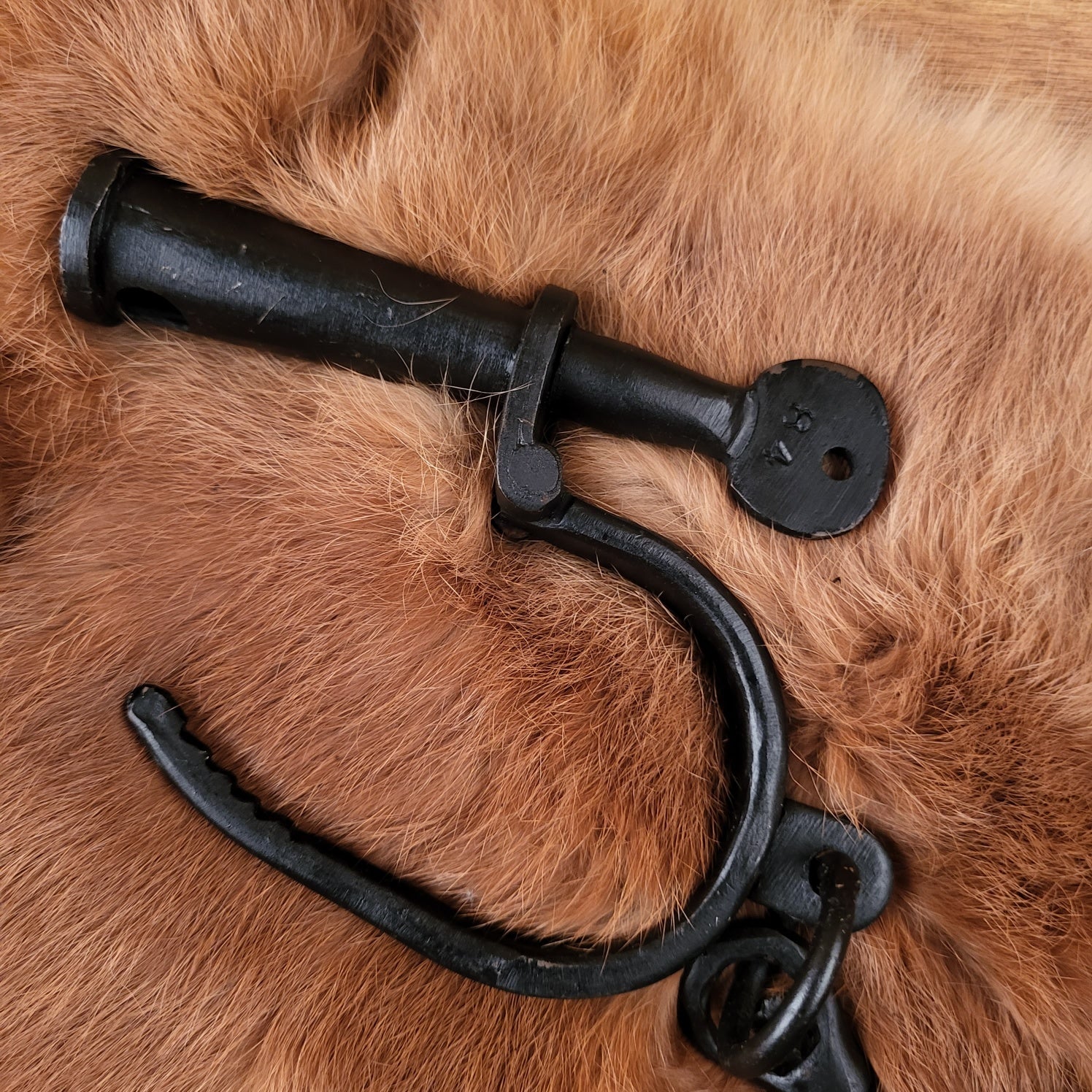 Small Medieval Handcuffs - hand-forged