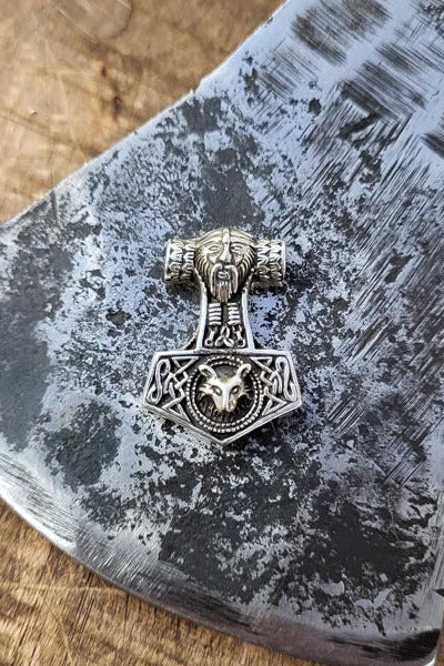 Kleiner Mjölnir Nordmann aus Silber