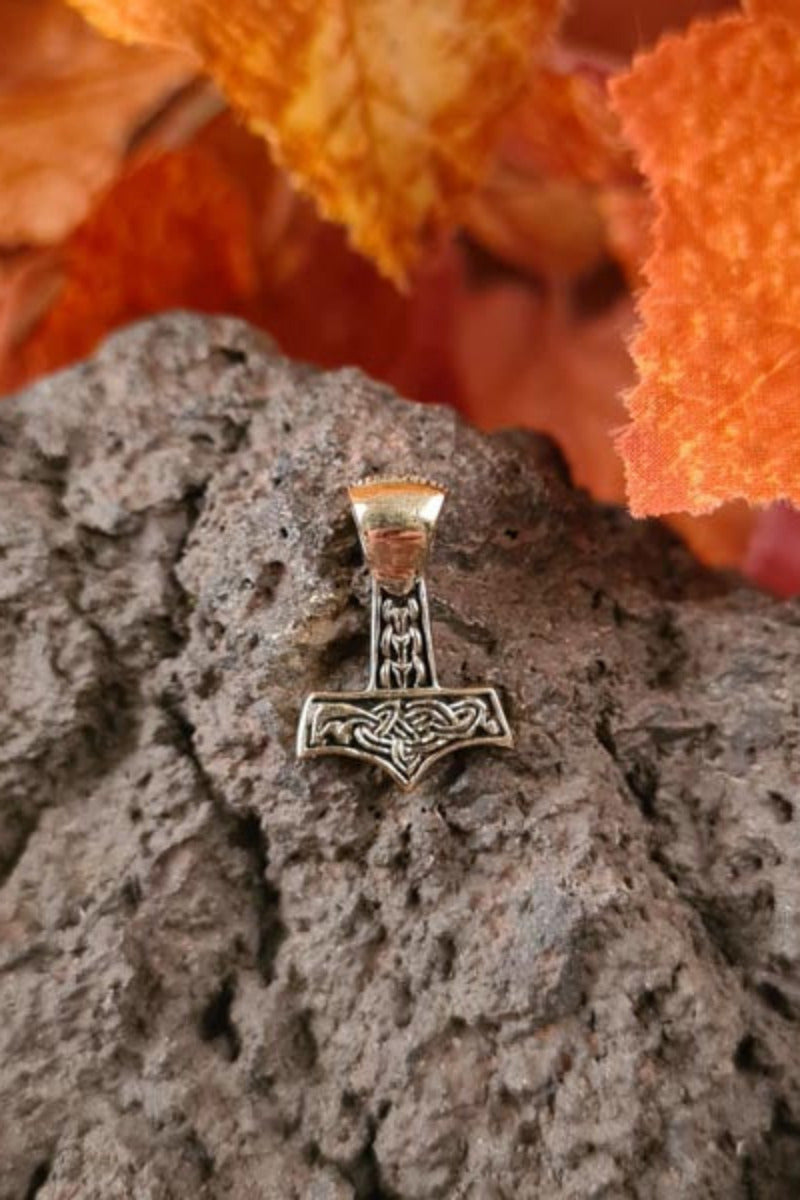 Small Thor's Hammer Einarr made of Bronze