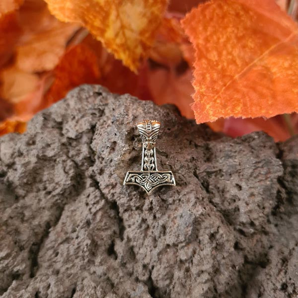 Small Thor's Hammer Einarr made of Bronze