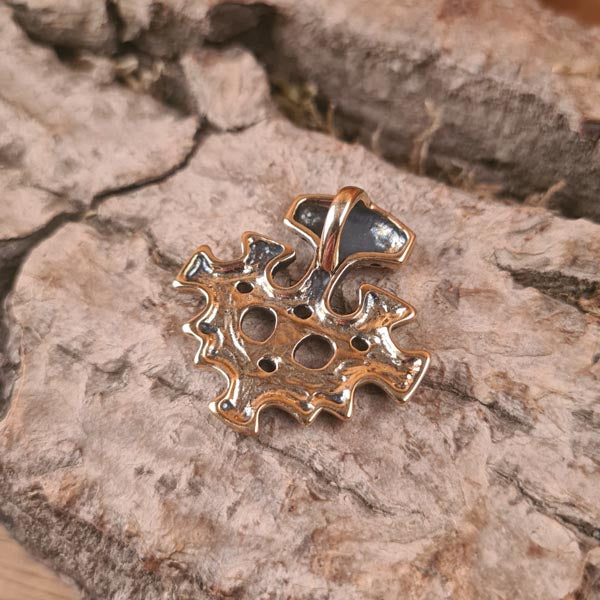 Kleines Amulett Hiddensee aus Bronze