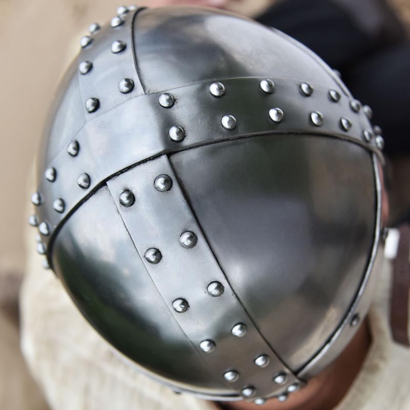 Crusader helmet with faceplate 12th century - Replica