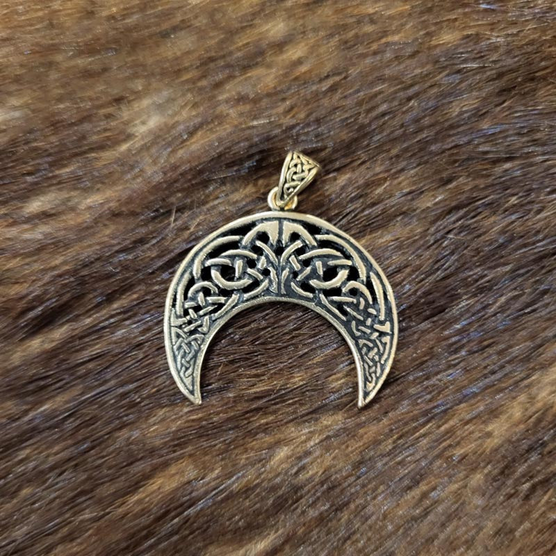 LARP Amulett Lunula aus Bronze