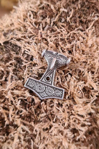LARP Amulet Norseman's Hammer in Silver