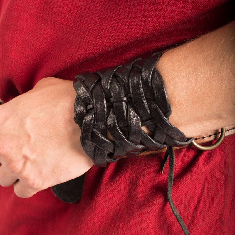 LARP Armband Abenteurer aus Leder