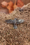 LARP Raven Brooch in Bronze