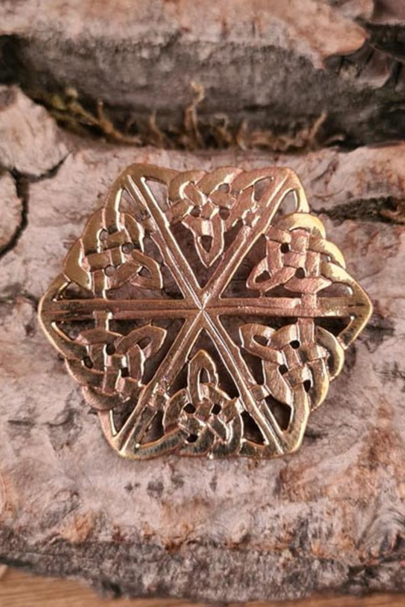 LARP Dwarf Brooch made of Bronze