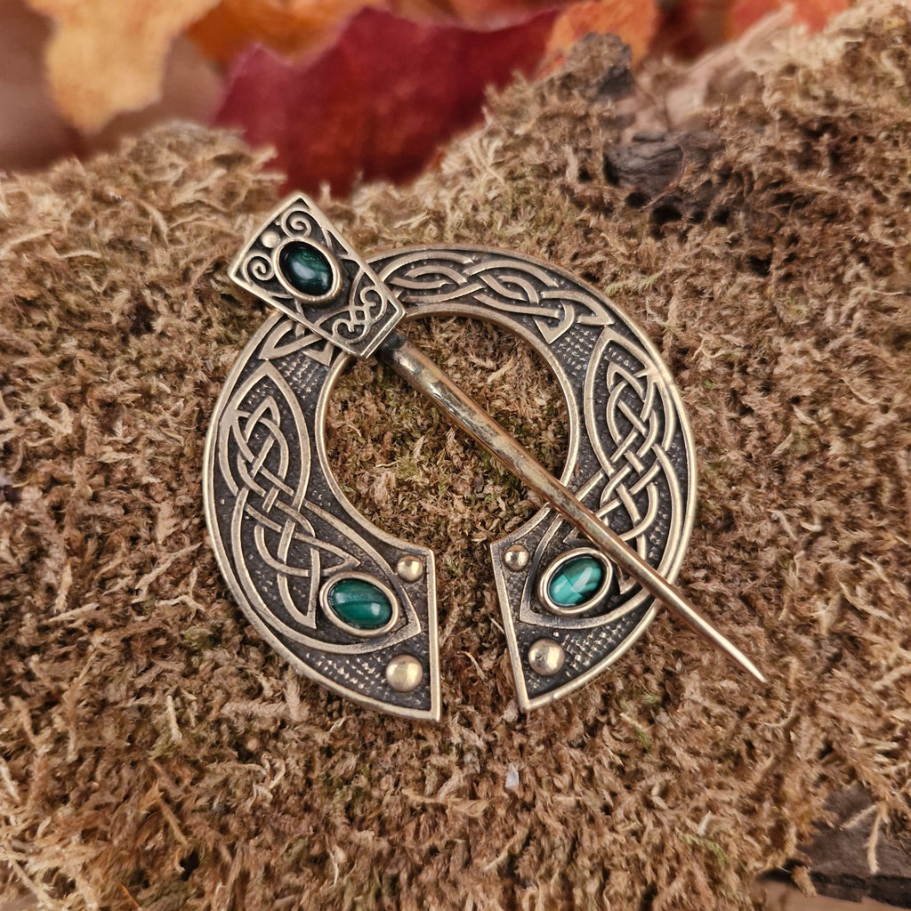LARP Fibel mit Steinen aus Bronze