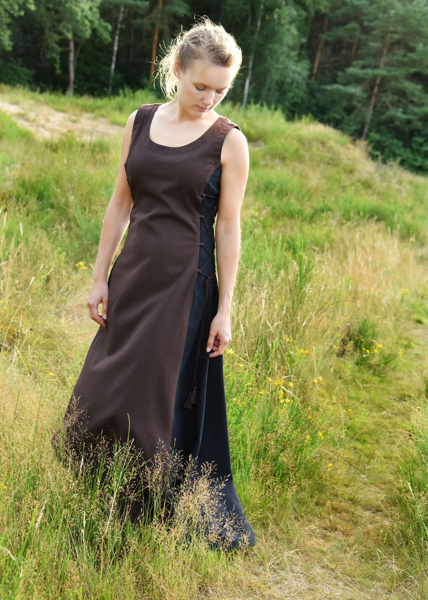 LARP Sommerkleid mit Schnürung ärmellos