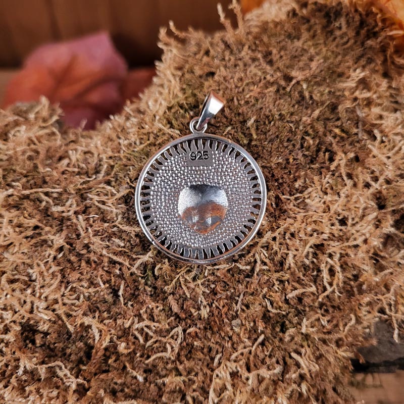 LARP Sonnenamulett Fuchs aus Silber