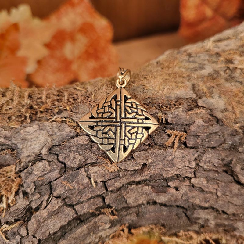 LARP Zwergen Amulett aus Bronze
