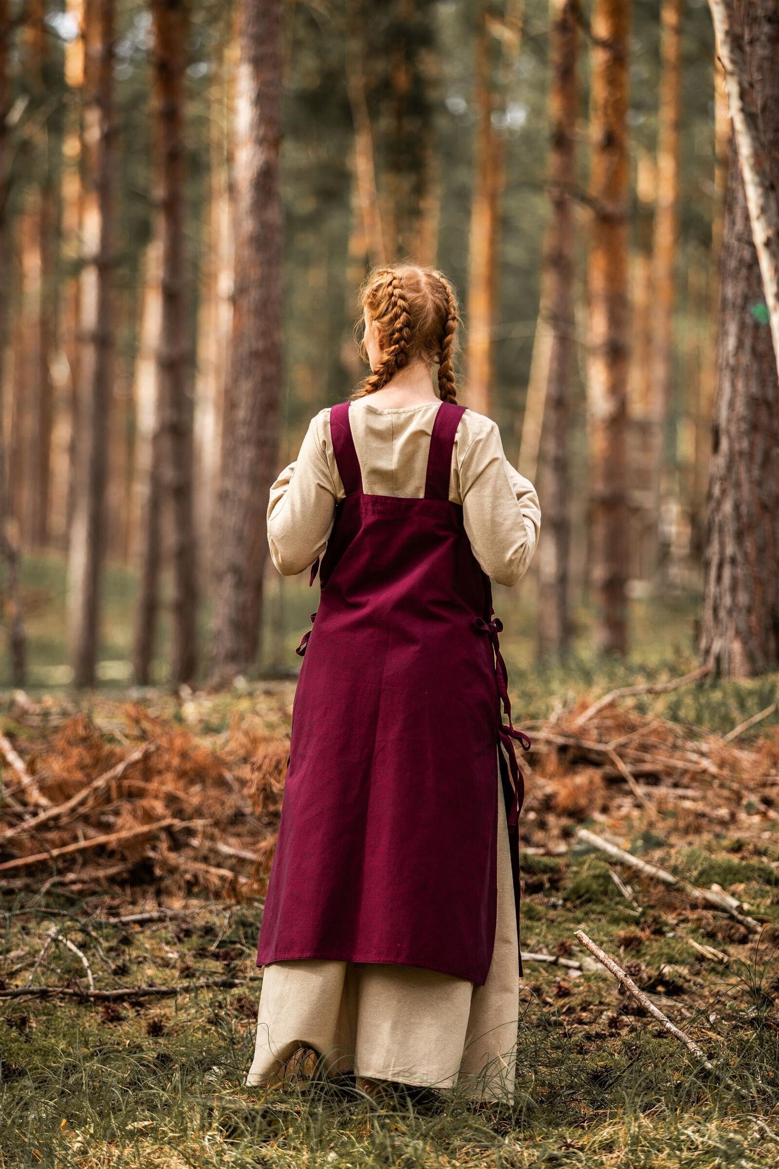 LARP Überkleid mit Träger und Seitenschnürung