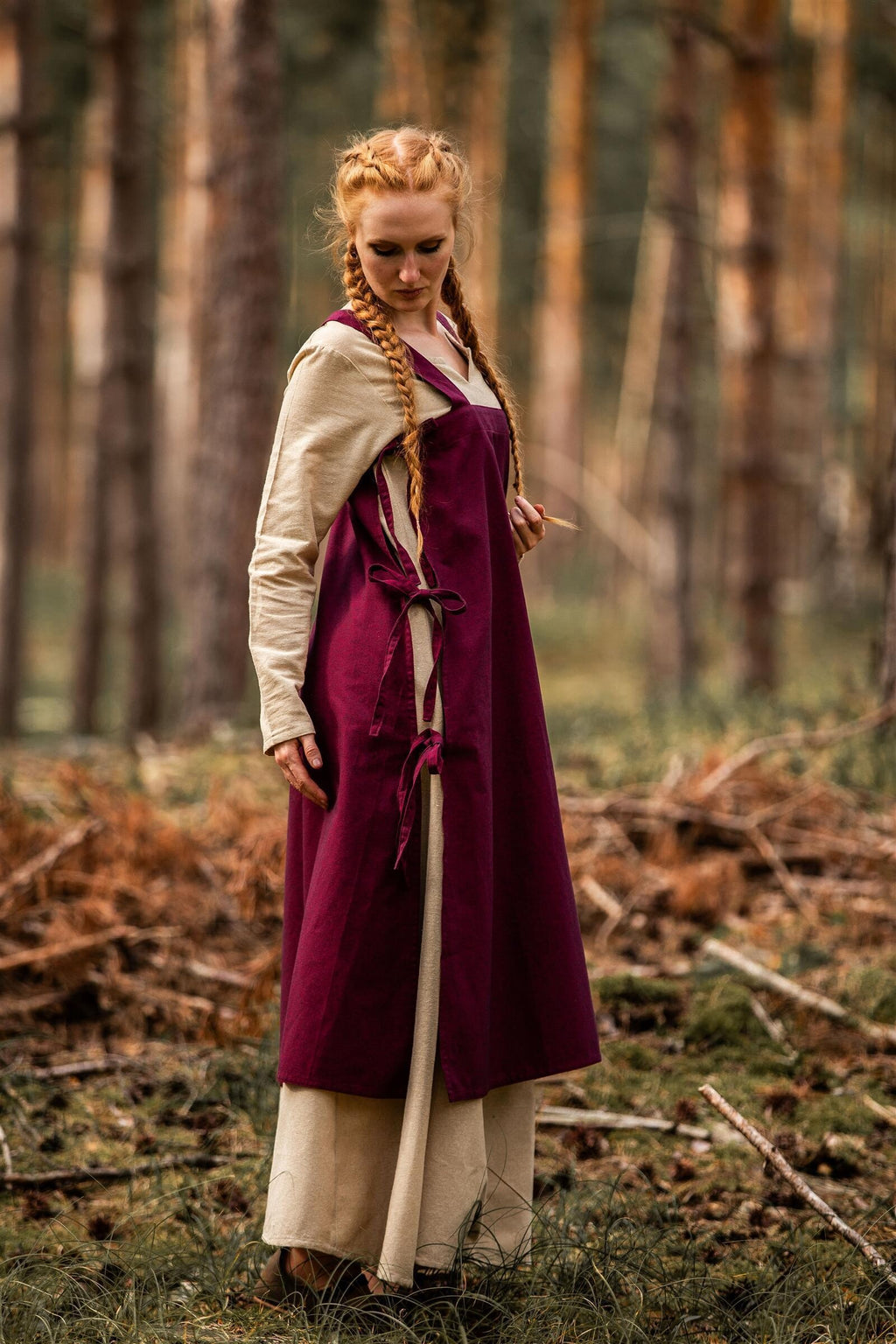 LARP Überkleid mit Träger und Seitenschnürung