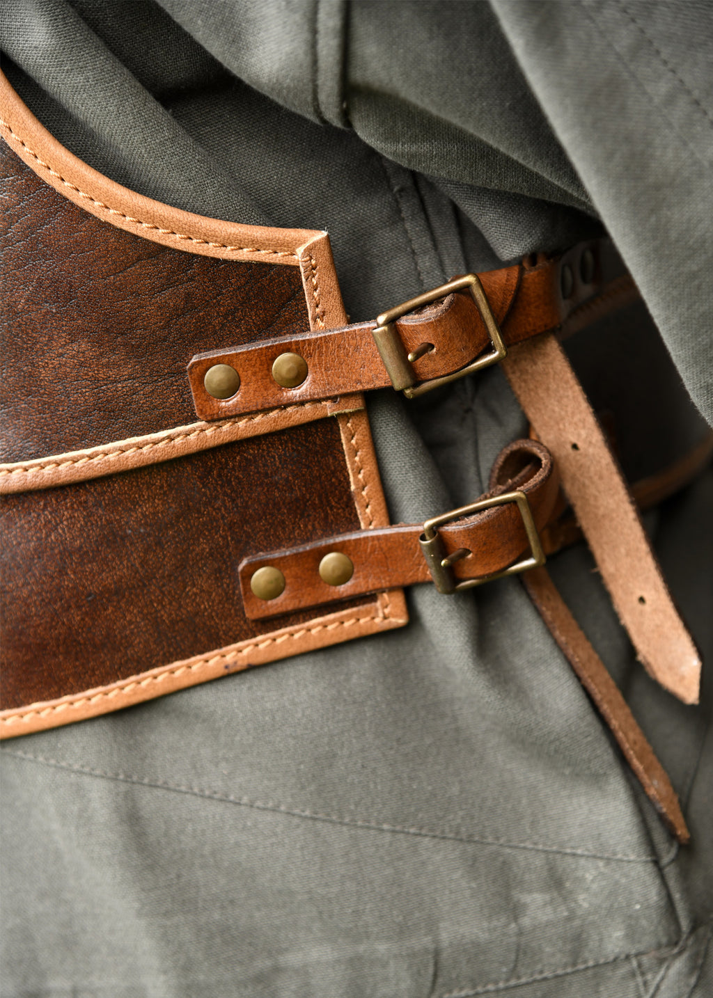 LARP Buffalo Leather Cuirass Brown