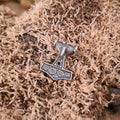 LARP Amulet Norseman's Hammer in Silver