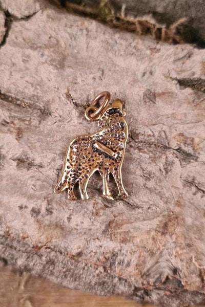 Medieval Wolf Amulet made of Bronze