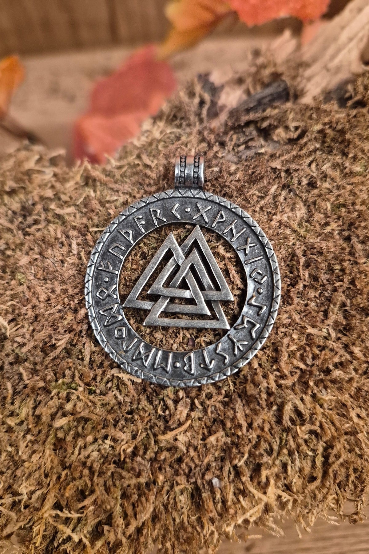 LARP Amulett Wotansknoten aus Zinn