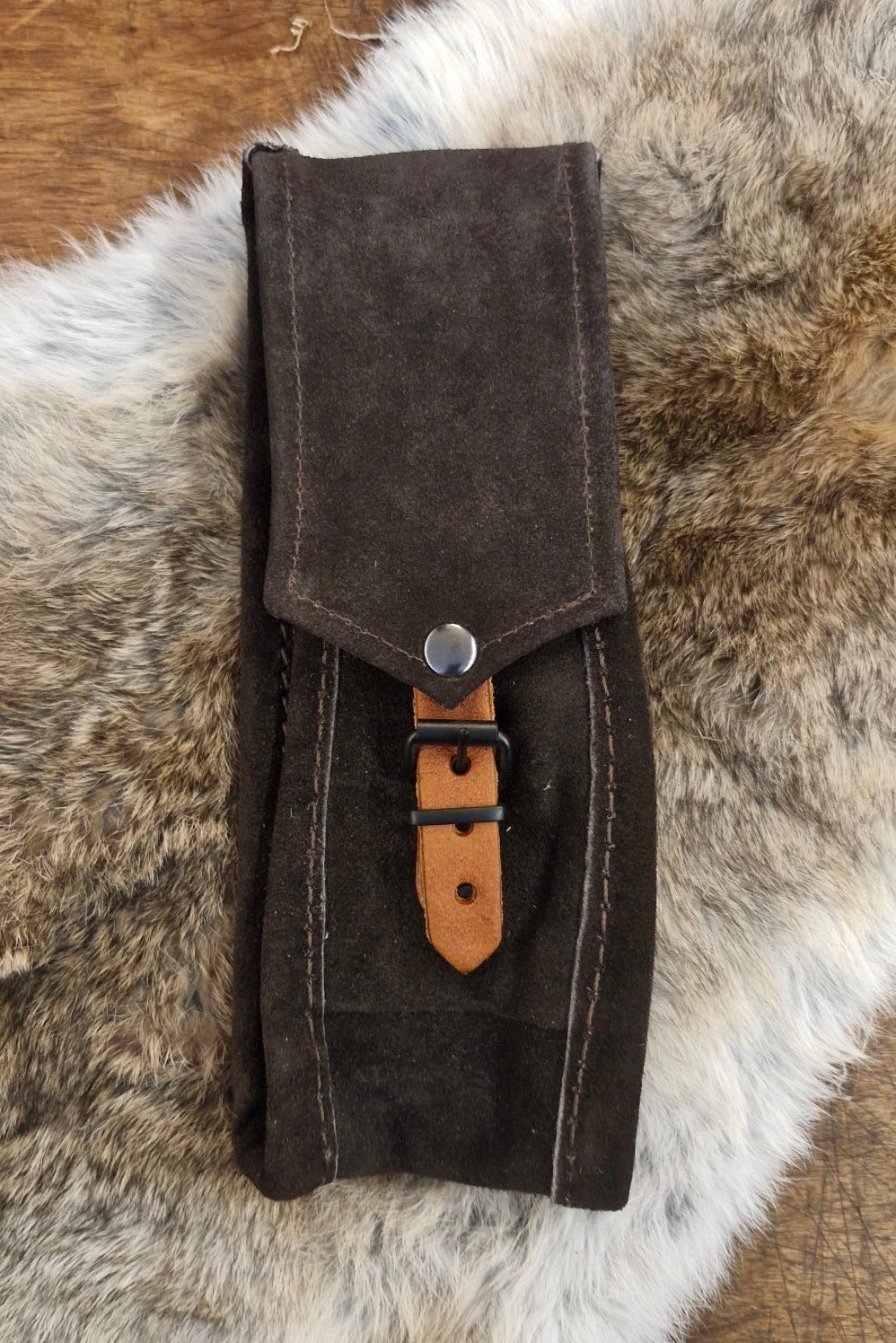 LARP Suede Belt Pouch Long