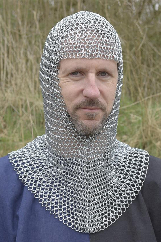 LARP Kettenhaube für Einsteiger  - verzinkt
