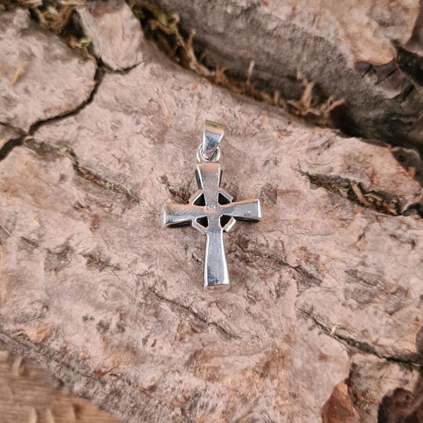 LARP Kreuz mit Onyx aus Silber